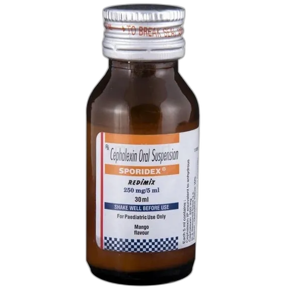 sporidex 250 redimix syrup 30 ml